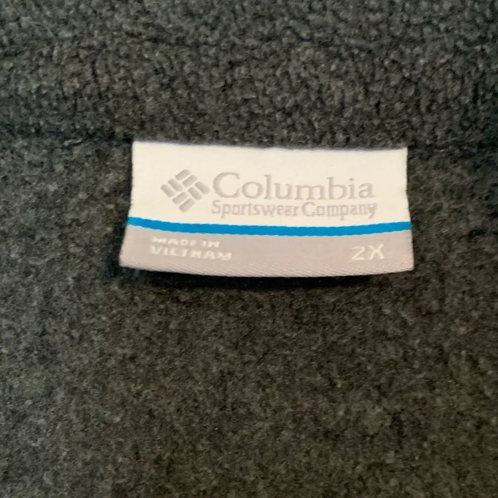 Columbia dark gray zip up jacket. Size 2X. - Picture 3 of 8